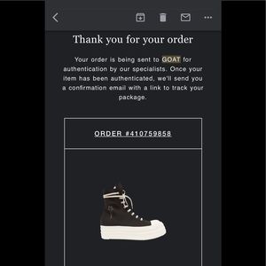 Rick owen platform sneakers